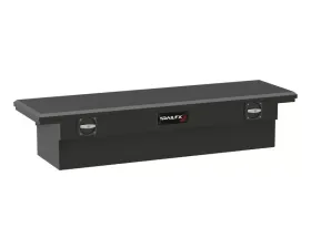 TrailFX Crsovr Low Profil Sgl Lid Dia Tread Mat Black Alum 69x19.25x13.5 W/O Rail On Lid